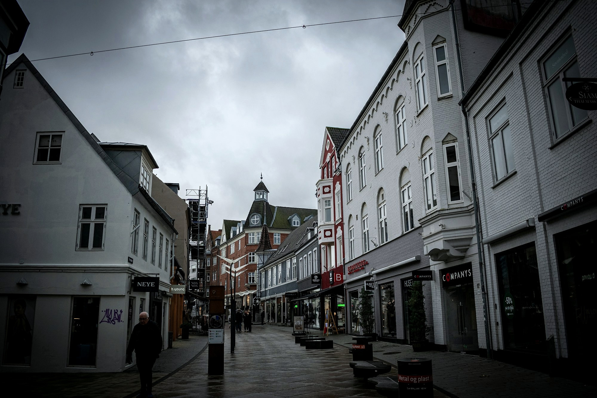 Gade i Vejle midtby